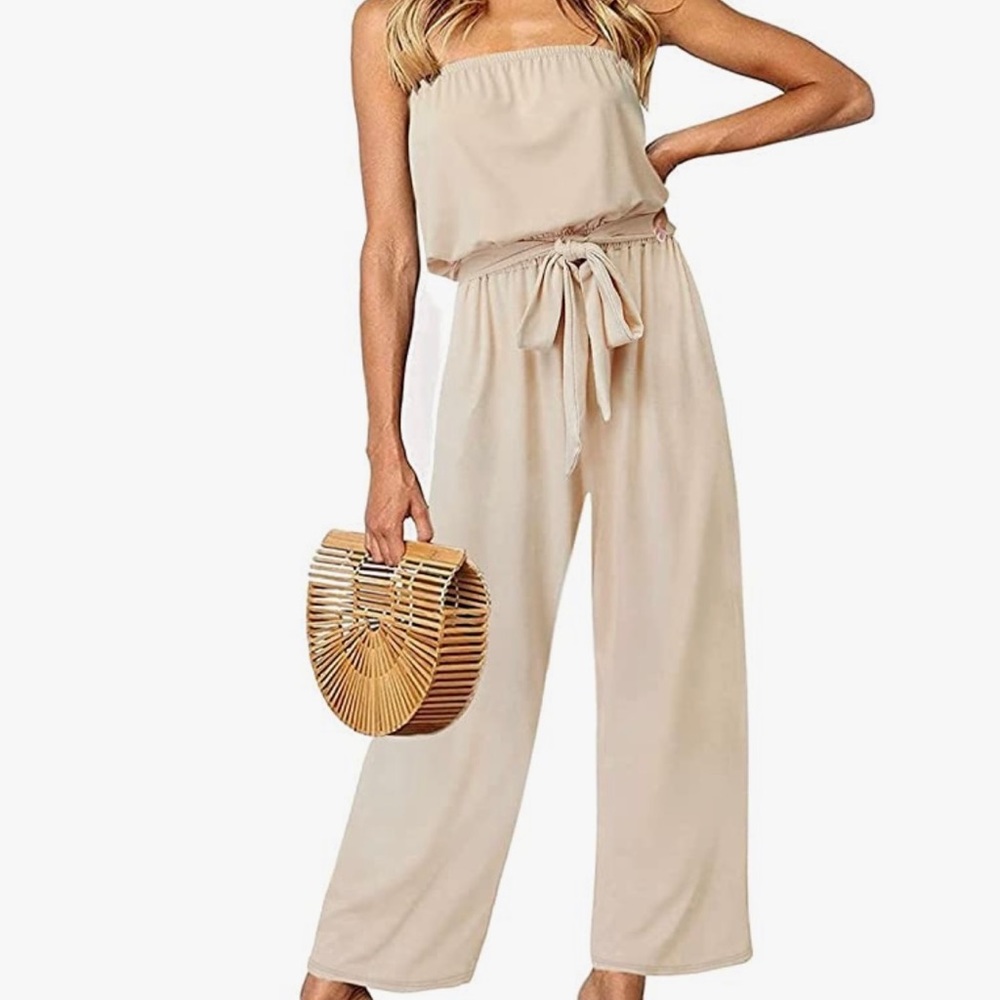Tan Jumpsuit